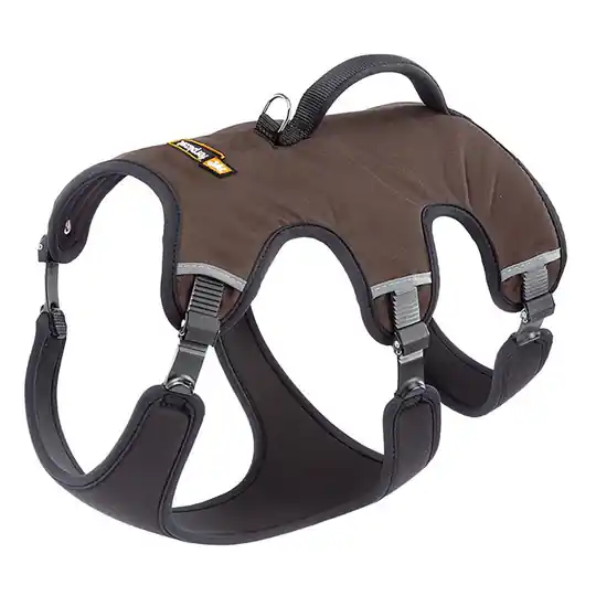 Expressleverans Ferplast Ergotrekking sele, brun - Stl. L 70 - 80 cm bröstomfång