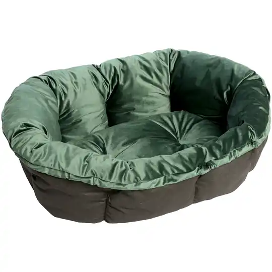Expressleverans Ferplast Sofà överdrag - Velvet grön - 6 L 73 x B 55 x H 27 cm