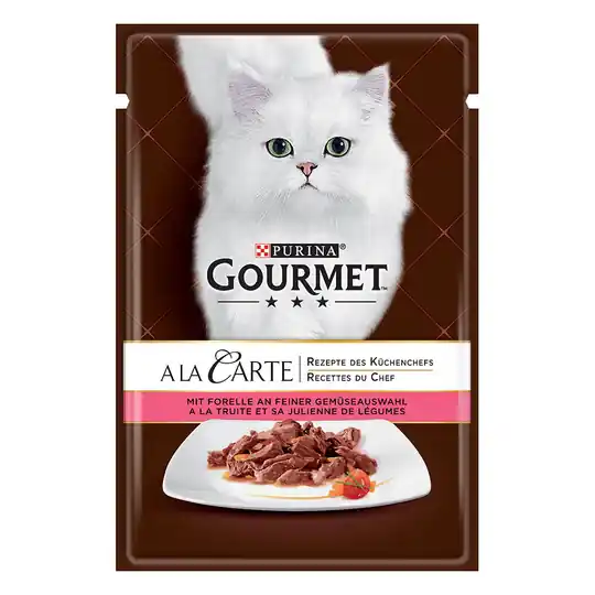 Outlet Gourmet A la Carte 26 x 85 g - Öring & grönsaker