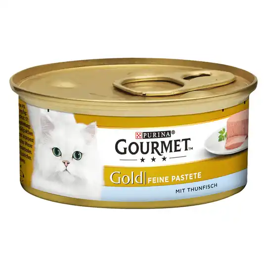 Expressleverans Gourmet Gold Fine Paté 12 x 85 g - Tonfisk