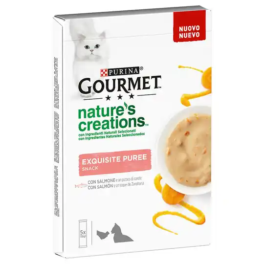 Gourmet Nature‘s Creations Snack 5 x 10 g - Salmon & Carrots Bästa pris