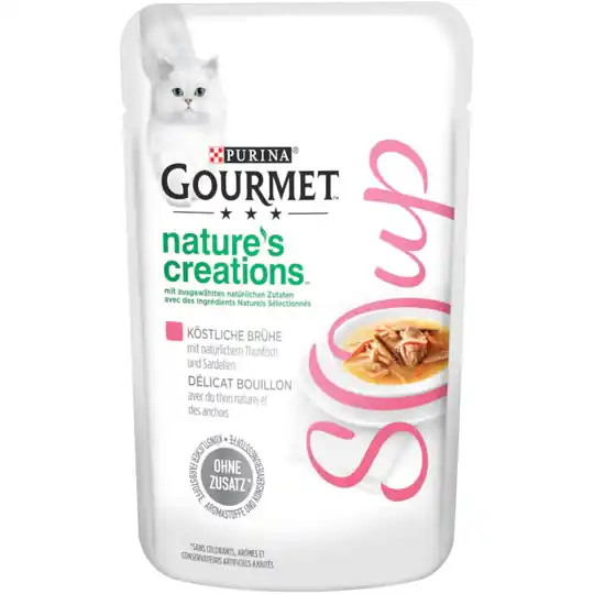 Fynd Gourmet Soup 32 x 40 g - Tonfisk & ansjovis