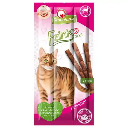 Köp nu GranataPet Feini Sticks Kyckling - Ekonomipack 3 x 3 st
