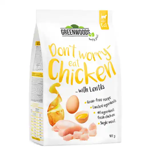 Greenwoods Chicken with Lentils, Potato & Egg 400 g Populär
