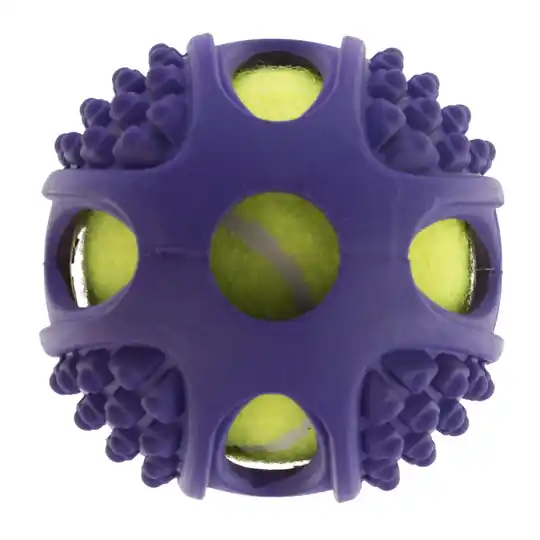 Gummitennisboll 2in1 - 2 st Ø 6 cm Lägg i varukorgen