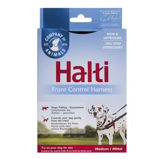 Halti Front Control träningssele - Stl. M bröstomfång 58 - 86 cm Sista chansen