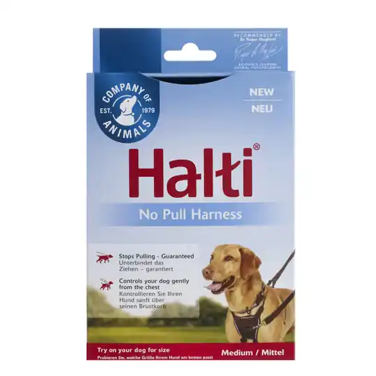 Populärt val Halti No Pull träningssele - Stl. M t.ex. retriever, border collie