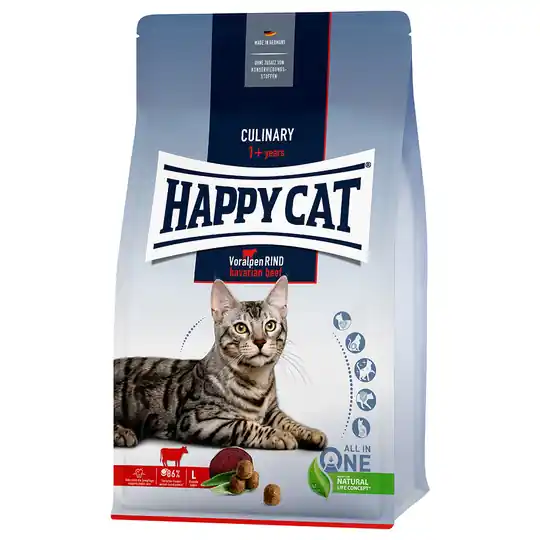 Happy Cat Culinary Adult Bavarian Beef - Ekonomipack 2 x 300 g Trygg betalning