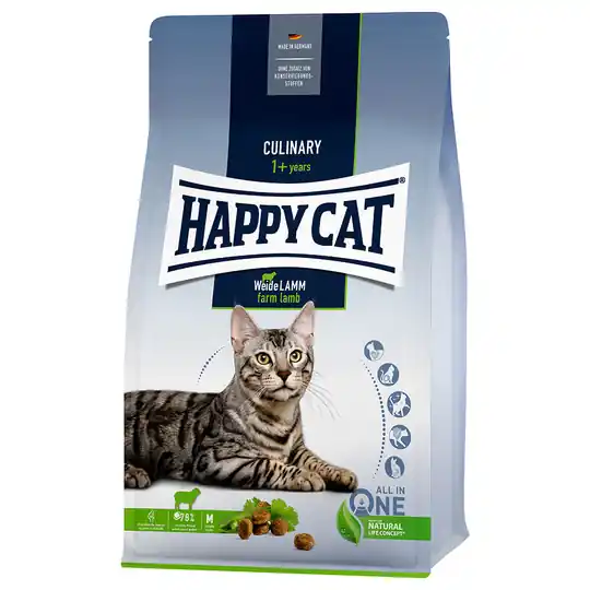 Happy Cat Culinary Adult Farm Lamb - Ekonomipack 2 x 300 g Kundfavorit