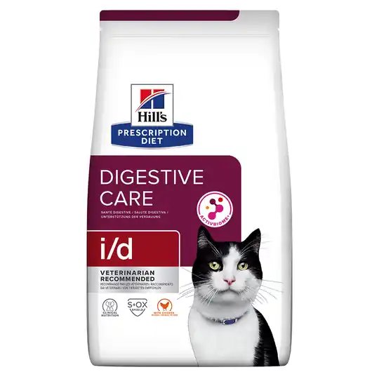 Kundfavorit Hill‘s Prescription Diet i/d Digestive Care Chicken kattfoder - 8 kg
