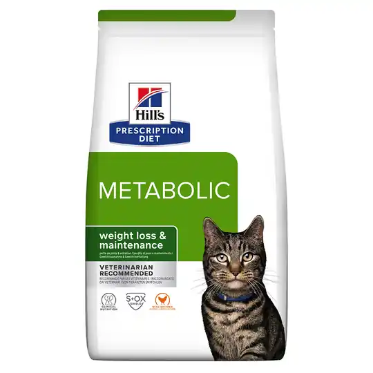 Säker betalning Hill‘s Prescription Diet Metabolic Chicken kattfoder - Ekonomipack 2 x 12 kg