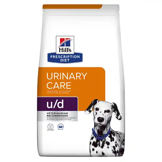 Hill‘s Prescription Diet u/d Urinary Care hundfoder - Ekonomipack 2 x 10 kg Begränsat antal