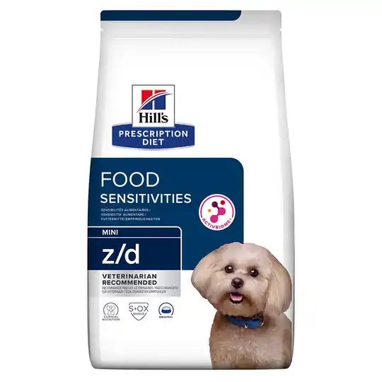 Hill‘s Prescription Diet z/d Food Sensitivities Mini hundfoder - Ekonomipack 2 x 6 kg Nyhet