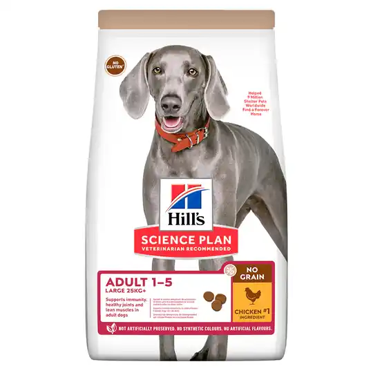 Endast idag Hill‘s Science Plan Adult 1-5 No Grain Large Chicken - 14 kg