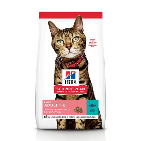 Populärt val Hill‘s Science Plan Adult Light Tuna 1,5 kg