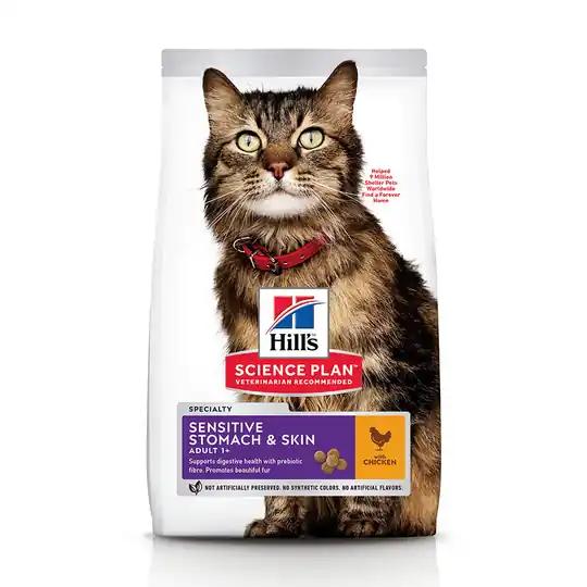 Hill‘s Science Plan Adult Sensitive Stomach & Skin Chicken 1,5 kg Kampanjpris