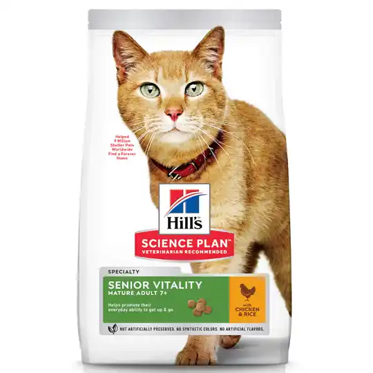 Hill‘s Science Plan Mature Adult Senior Vitality Chicken & Rice - 1,5 kg Endast idag