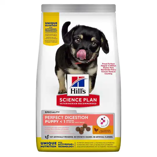 Hill‘s Science Plan Medium Puppy Perfect Digestion - 14 kg Sista chansen