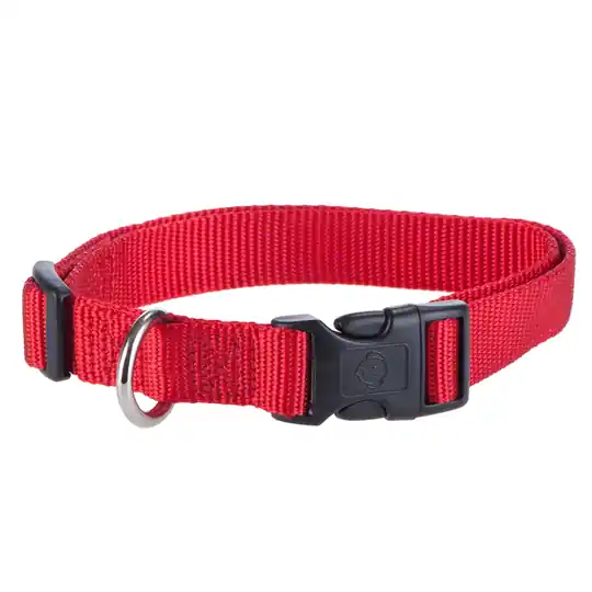 Beställ idag HUNTER Ecco Sport Vario Basic halsband, rött - Storlek S 30 - 45 cm halsomfång, bredd 15 mm
