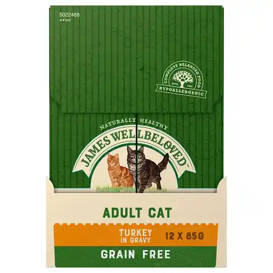 James Wellbeloved Adult Cat Grain Free Turkey - 24 x 85 g Lägg i varukorgen