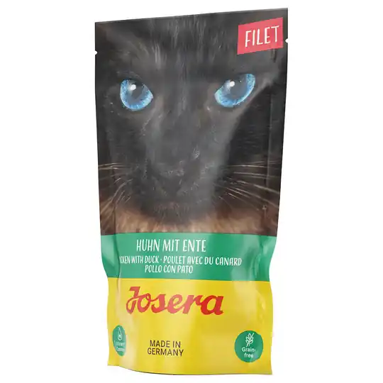 Begränsat antal Josera Filet 16 x 70 g - Kyckling med anka