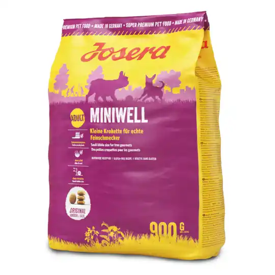 Trygg betalning Josera Miniwell Ekonomipack 2 x 900 g