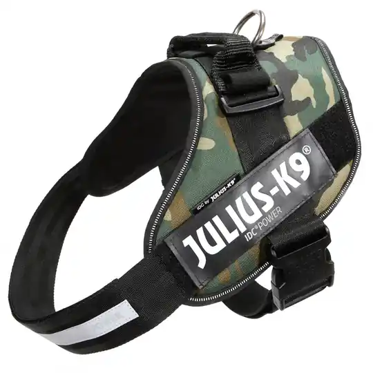 Handla nu JULIUS-K9 IDC®-Powersele camouflage - Stl. 1 bröstomfång 63 - 85 cm
