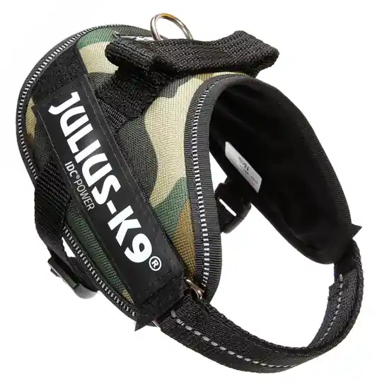 Säker betalning JULIUS-K9 IDC®-Powersele camouflage - Stl. Mini Mini bröstomfång 40 - 53 cm