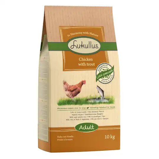 Trygg betalning Lukullus Kyckling & öring - 10 kg