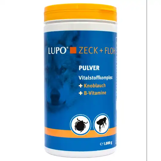Köp online LUPO Zeck + Floh mot fästingar/loppor - 1000 g