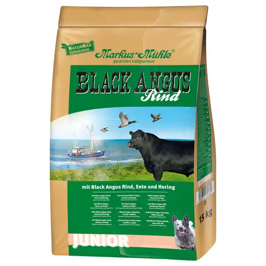 Markus-Mühle Black Angus Junior - Ekonomipack 2 x 15 kg Begränsat antal