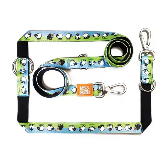 Extra rabatt Max & Molly Black Sheep multikoppel - Stl. M 200 cm långt, 20 mm brett