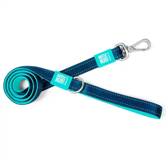 Expressleverans Max & Molly Matrix Short Leash koppel himmelsblått - Stl. XS 120 cm långt, 10 mm brett