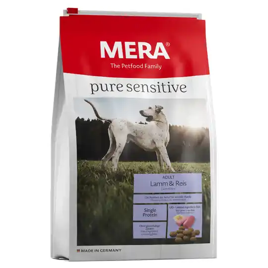 MERA pure sensitive Adult Lamm & ris - 12,5 kg Nyhet
