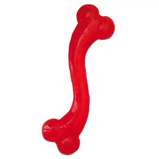 Mighty Mutts™ Tough Dog Toys Rubber S-Bone - L 32 x B 9 x H 4,5 cm Säker betalning