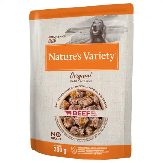 Nature‘s Variety Original Paté No Grain Medium/Maxi Adult 16 x 300 g - Nötkött Kampanj