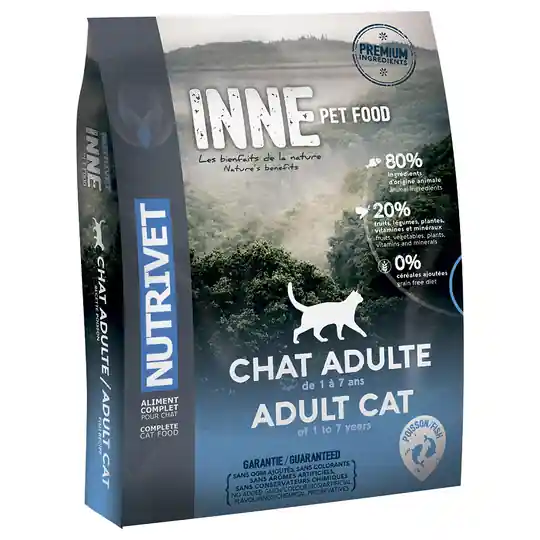 Endast denna vecka Nutrivet Inne Cat Adult Fish - Ekonomipack 2 x 6 kg