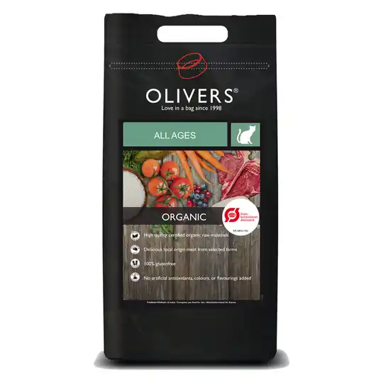 Olivers Organic kattfoder - 2 kg Säker betalning