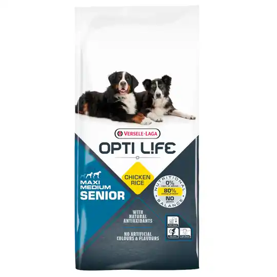 Lägg i varukorgen Opti Life Senior Medium & Maxi - Ekonomipack 2 x 12,5 kg