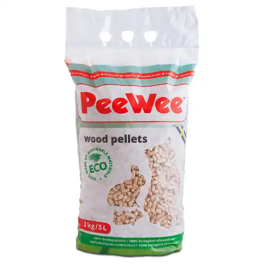 Trygg betalning PeeWee EcoDome startpack - Tillbehör träströ 3 kg