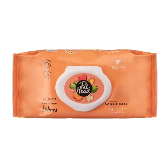 Begränsat erbjudande Pet Head Quick Fix Wipes Våtservetter - 80 st