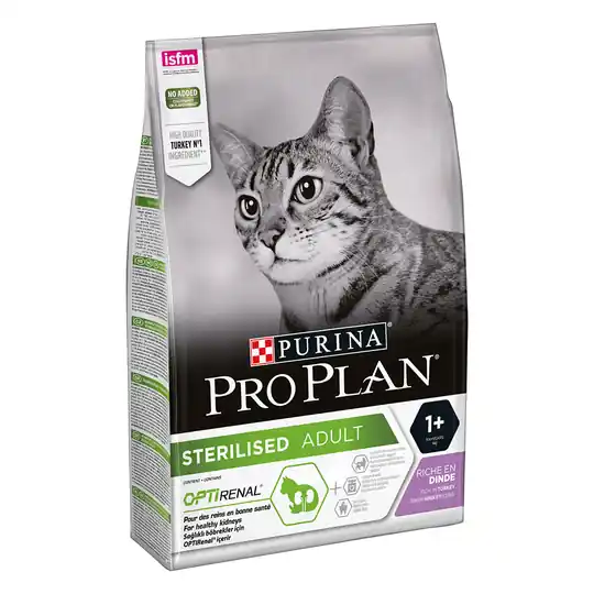 Endast denna vecka Pro Plan Sterilised Adult Rich in Turkey 3 kg