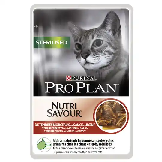 Kundfavorit Pro Plan Sterilised Ekonomipack 24 x 85 g Sterilised Beef