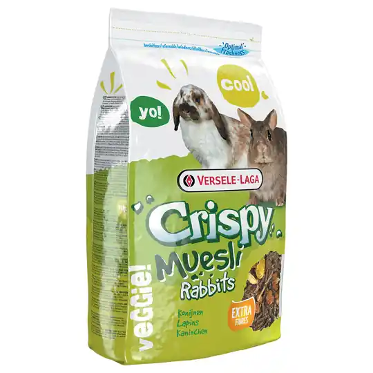 Provpack Versele-Laga kaninfoder - Crispy Pellets Rabbits (2 kg) +Crispy Muesli Kanin (2,75 kg) Bästa pris