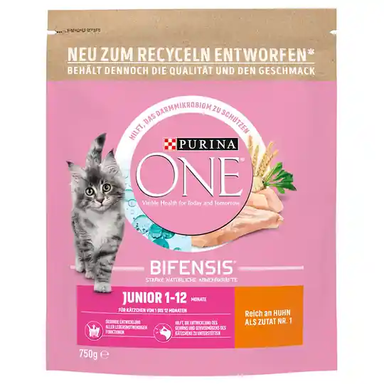 Kundfavorit Purina ONE Junior - Ekonomipack 2 x 750 g