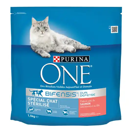 Purina ONE Sterilized Lax - 1,5 kg Nyhet