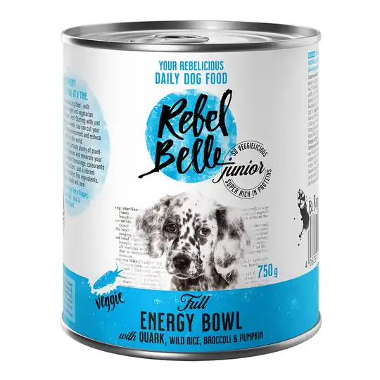 Rebel Belle Junior Full Energy Bowl - vegetariskt - 6 x 750 g Handla nu