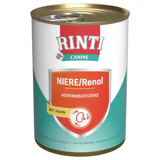 RINTI Canine Renal/Kidney Chicken 400 g - Ekonomipack 24 x 400 g Populär