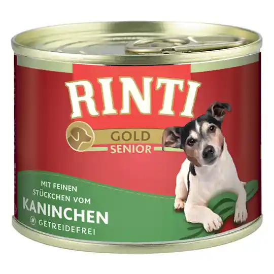 RINTI Gold Senior 12 x 185 g - Kanin Reapris