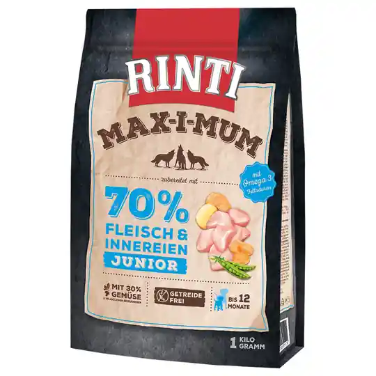 Outlet RINTI Max-i-mum Junior Kyckling - Ekonomipack 7 x 1kg